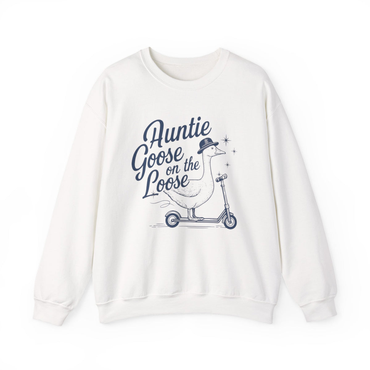 Auntie Sweatshirt, Aunt Sweater, Auntie Gift, Aunt Pregnancy Announcement, Mothers Day, Auntie Goose On the Loose Retro Western Style