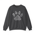 Dog Paw Sweatshirt, Dog Mom Sweatshirt, Floral Dog Paw Shirt, Dog Lover Sweatshirt, Dog Owner Shirt, Gift For Dog Mom, Cute Dog Mama T-Shirt