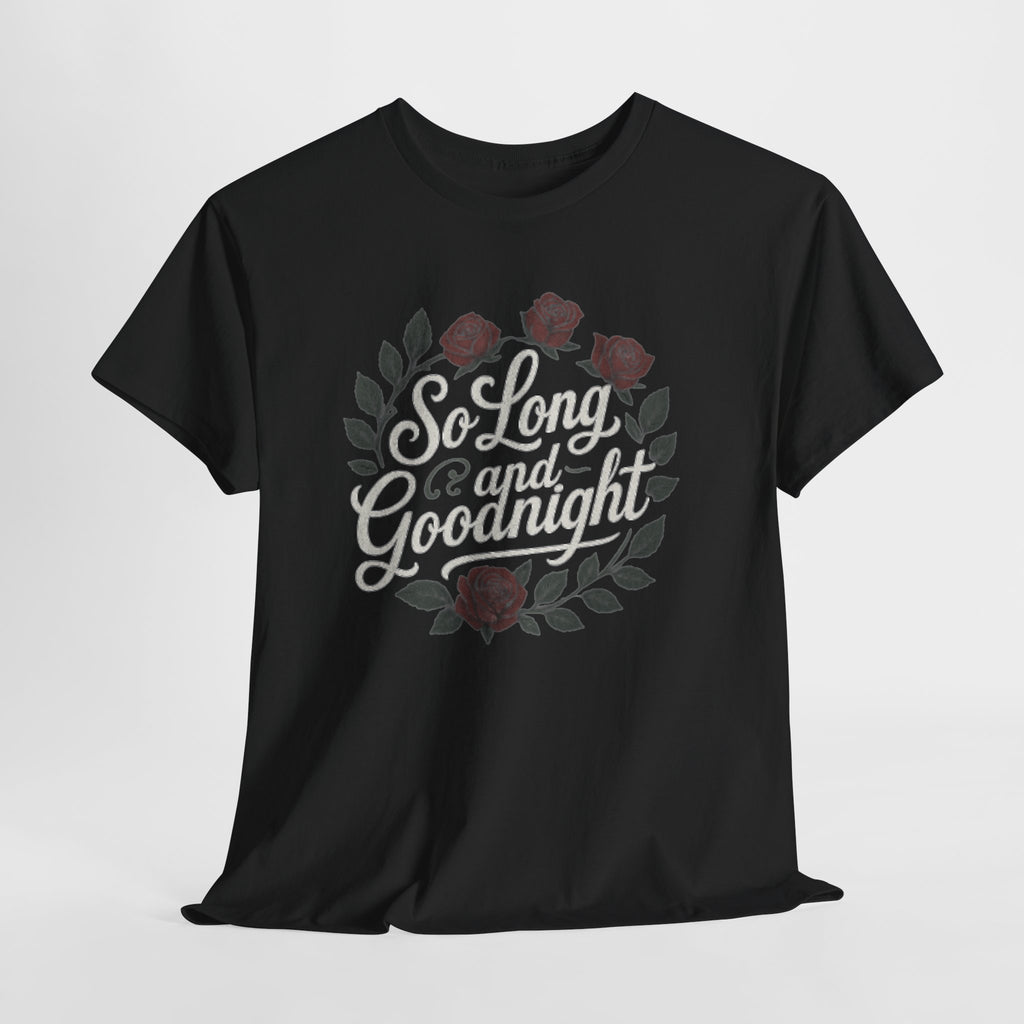 My Chemical Romance So Long And Goodnight Tshirt For Elder Emo MCR Three Cheers For Sweet Revenge Tee 2000 Classic Hot Topic Goth Emo Shirt