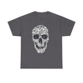 Doodle Skull Men's T-shirt: Black & White Graphic Tee