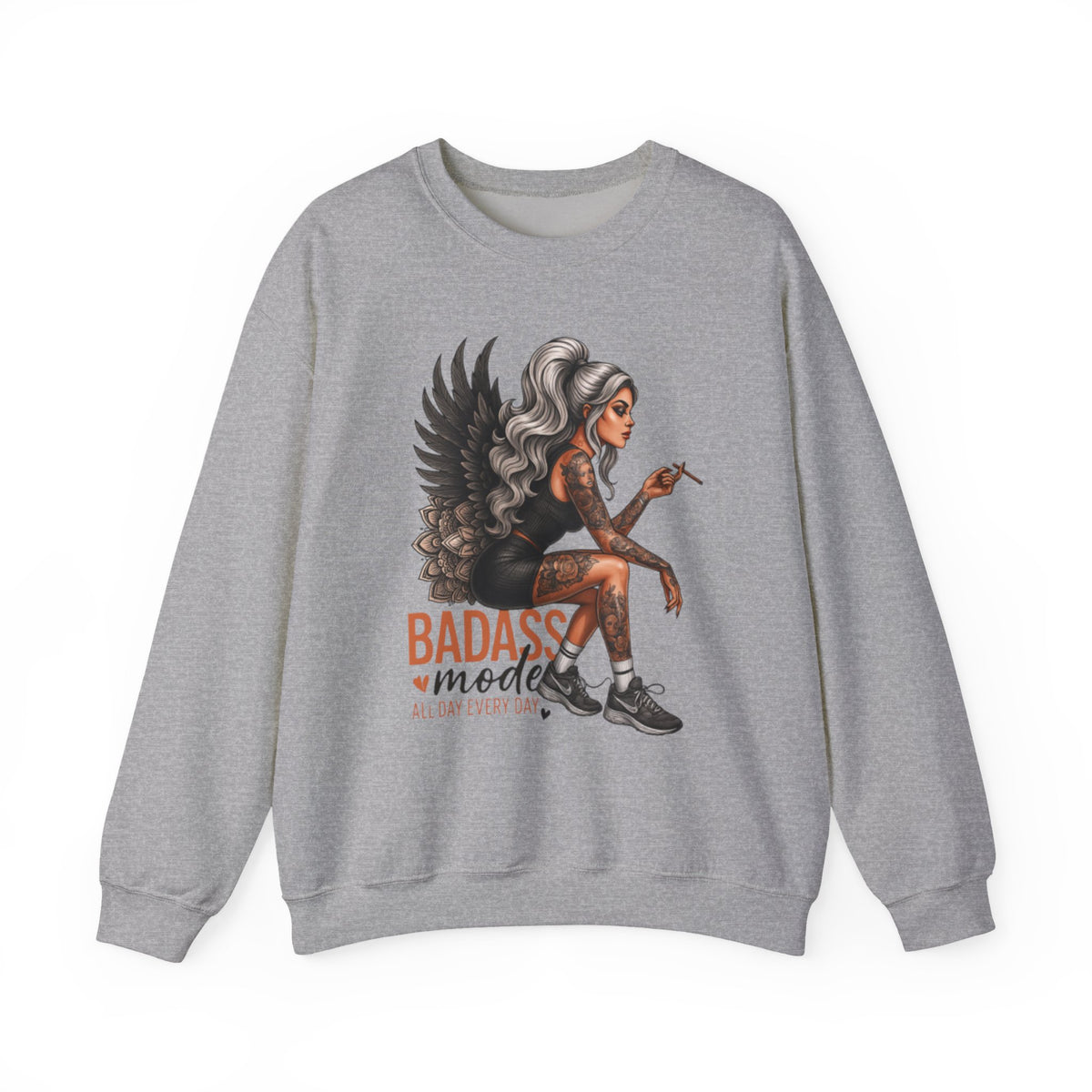 Badass Mode PNG, Funny Png, Sarcastic Png, Sarcasm Png, Sassy Png, Tattoo Woman, Funny Adult, Snarky, Sublimation Designs, Digital Download