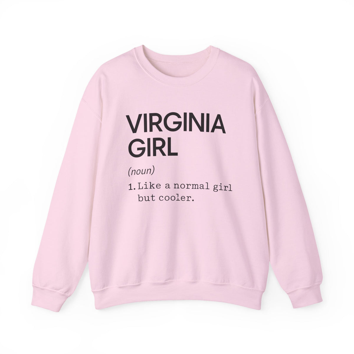 Virginia Girl Definition Sweatshirt, State Of Virginia Sweatshirt, Virginia Sweater, Long Distance Friendship Gift,Housewarming Gift For Her