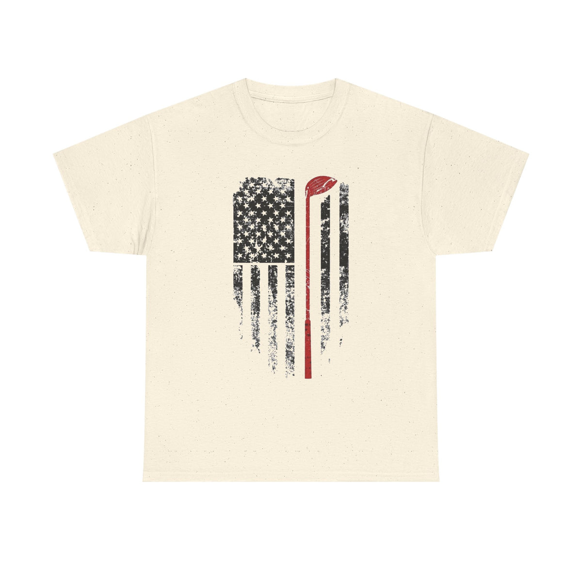Vintage American Flag Golf Gift for Golfer Funny Golf Club T-Shirt Golf Clothing T-shirt