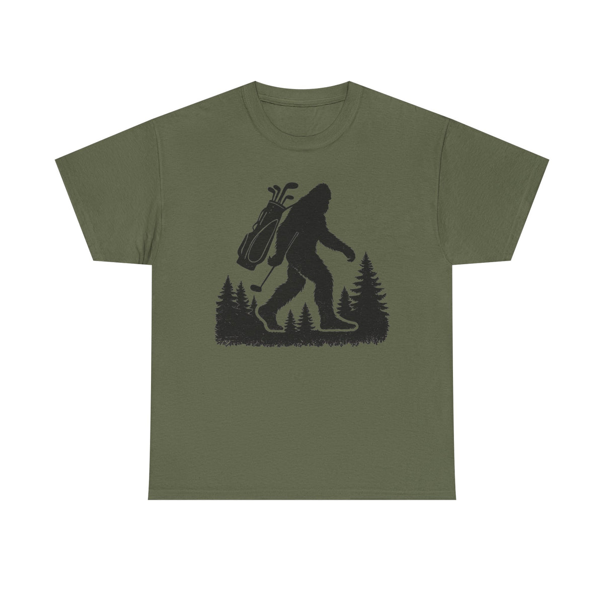 Bigfoot Golf T-shirt  Sasquatch Golfing Shirt Funny Golf Gag Gift for Golfer Men Women Golf Player Golf Lovers Husband Dad