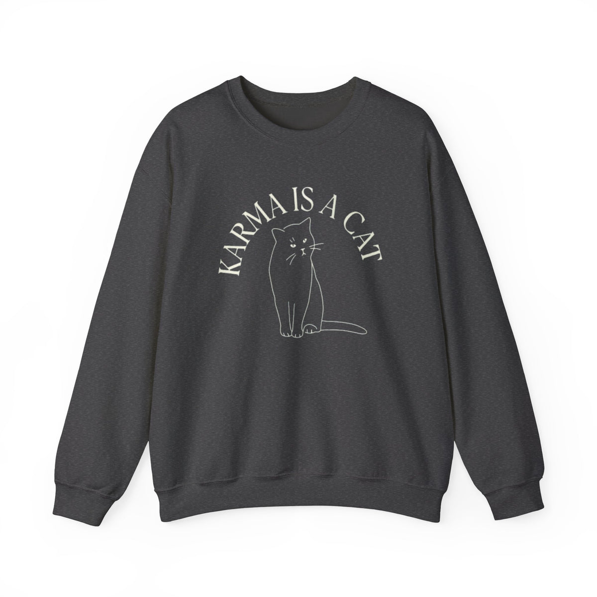 Karma Is A Cat Inspired Sweatshirt, Karma Sweatshirt, In My Cat Era Shirt, Cat Lovers Shirt Gift, Concert Clothing, Cat Mom Shirt