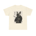 Samurai Frenchie, Japanese Art Shirt, Funny Dog Gift, Cool Bulldog Top, Anime Streetwear, Ink Wash Style