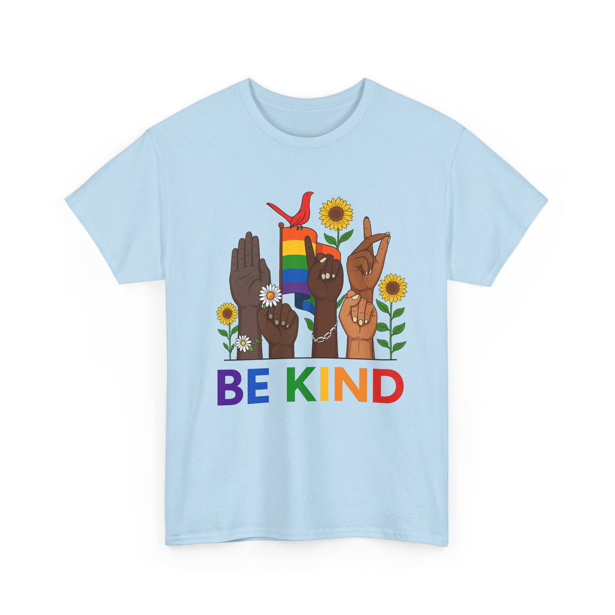 Be Kind Sign Language Shirt, Be Kind Rainbow Shirt, Be Kind T-Shirt, Kindness Shirt, LGBT Pride Shirt, Lgbt Be Kind T-Shirt, Equality Shirt