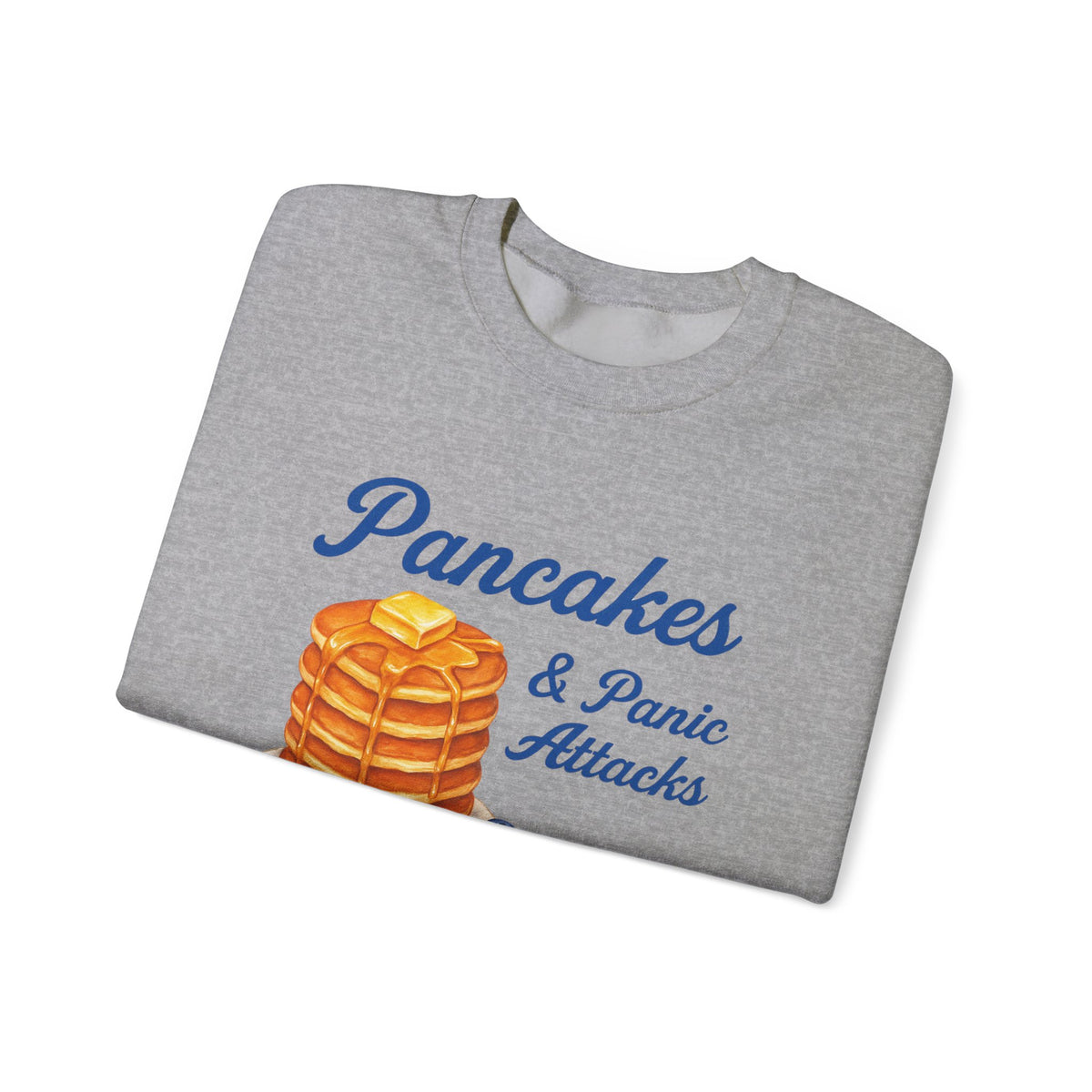 Pancakes and Panic Attacks Sweatshirt, Pancakes and Pajamas Shirt, Funny Breakfast Hoodie, Blueberry Pancake Tee, Buy One Get One Shirt
