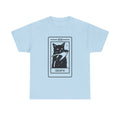 Tarot Card Black Cat Shirt, Tarot Death T-Shirt, Witchy Cat Shirt, Spooky Cat Gift, Halloween Black Cat Shirt,Cat Lover Gift