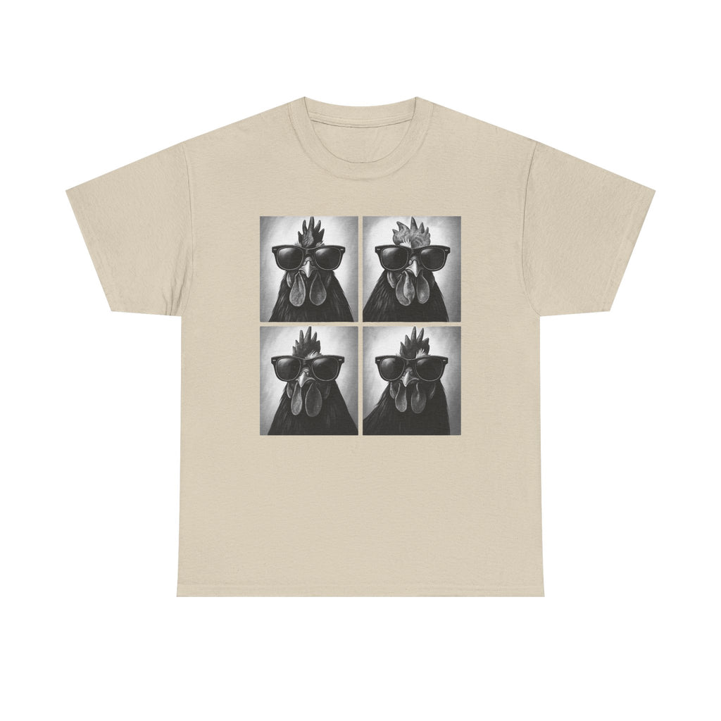 Comfort Colors® Photobooth Chicken Shirt, Funny Rooster Shirt, Funny Chicken Shirt, Chicken With Sunglasses, Farm Animal, Women Chicken Tees