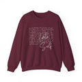 Note To Self Sweatshirt, Positive Affirmation Hoodie, Self Worth Apparel, Motivational Saying Gift, Be Yourself Crewneck,Mental Health Shirt