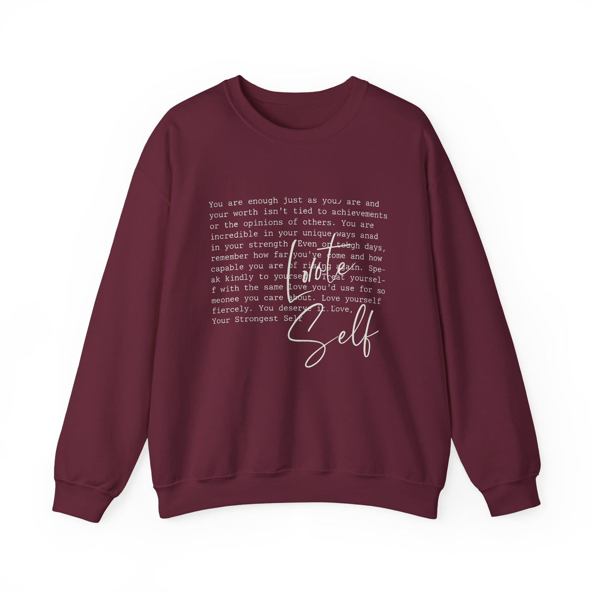 Note To Self Sweatshirt, Positive Affirmation Hoodie, Self Worth Apparel, Motivational Saying Gift, Be Yourself Crewneck,Mental Health Shirt
