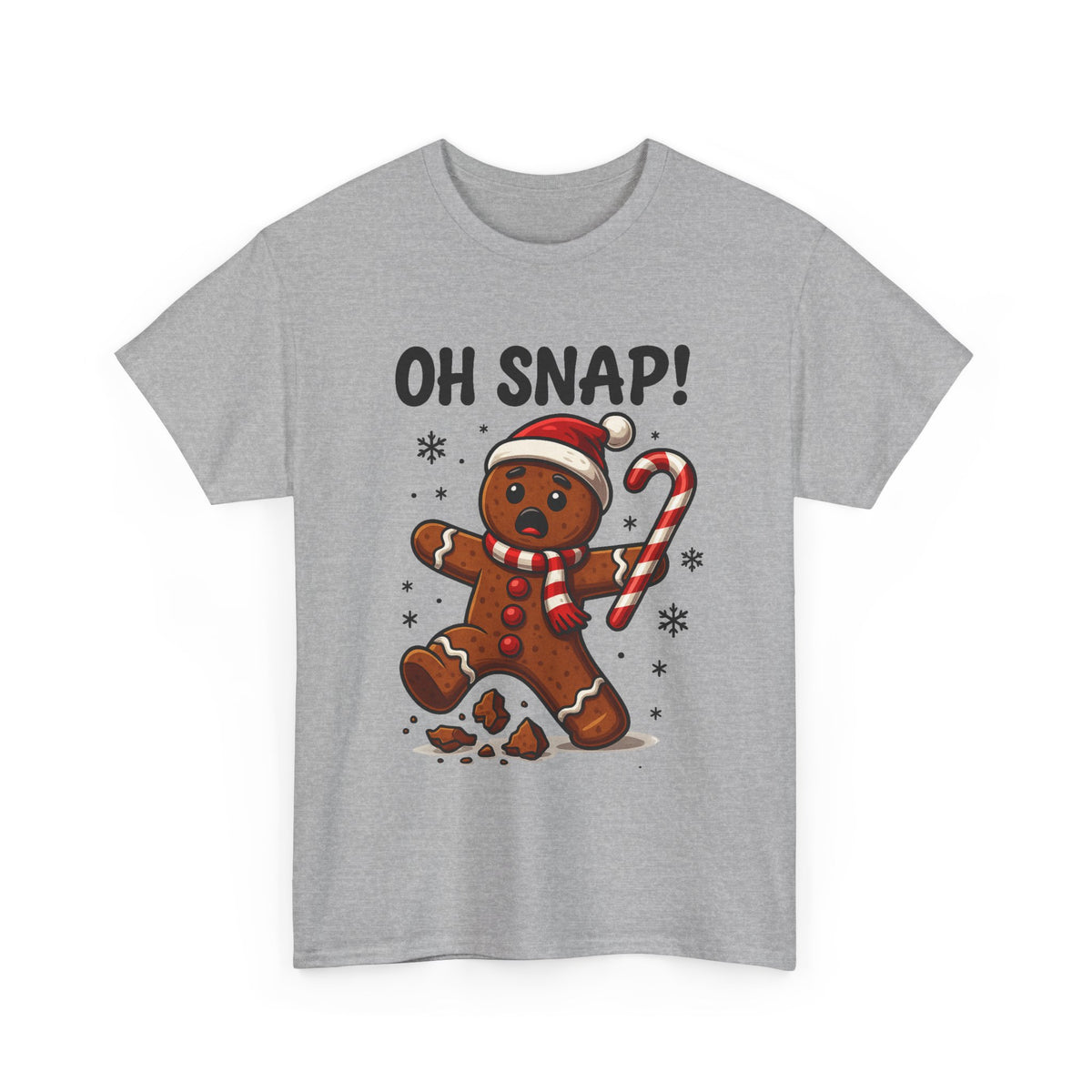 Oh Snap! Christmas Gingerbread Sweatshirt, Christmas Cookie Shirt, Christmas Santa Hat Shirt, Funny Christmas Gift