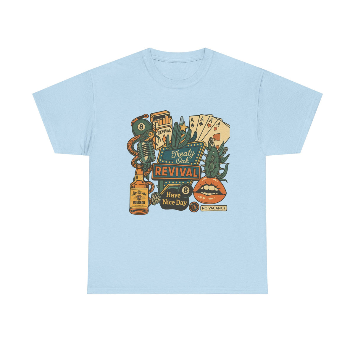 Treaty Oak Revival Western Shirt, Retro Bar Cowboy Graphic Tee, Country Style Sweatshirt, Cowgirls Sweater