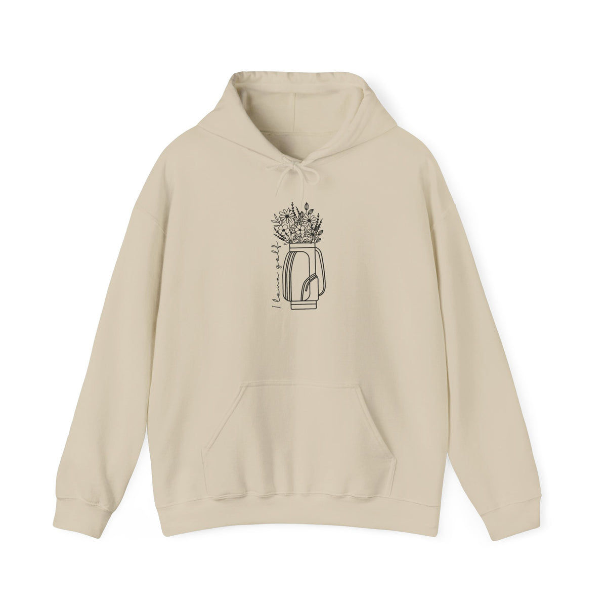 I Love Golf Sweatshirt, Floral Golf Bag Hoodie, Golf Mode Sweatshirt, Golf Lover Gift, Women's Golf Sweater, In My Golf Era,Golfing Crewneck