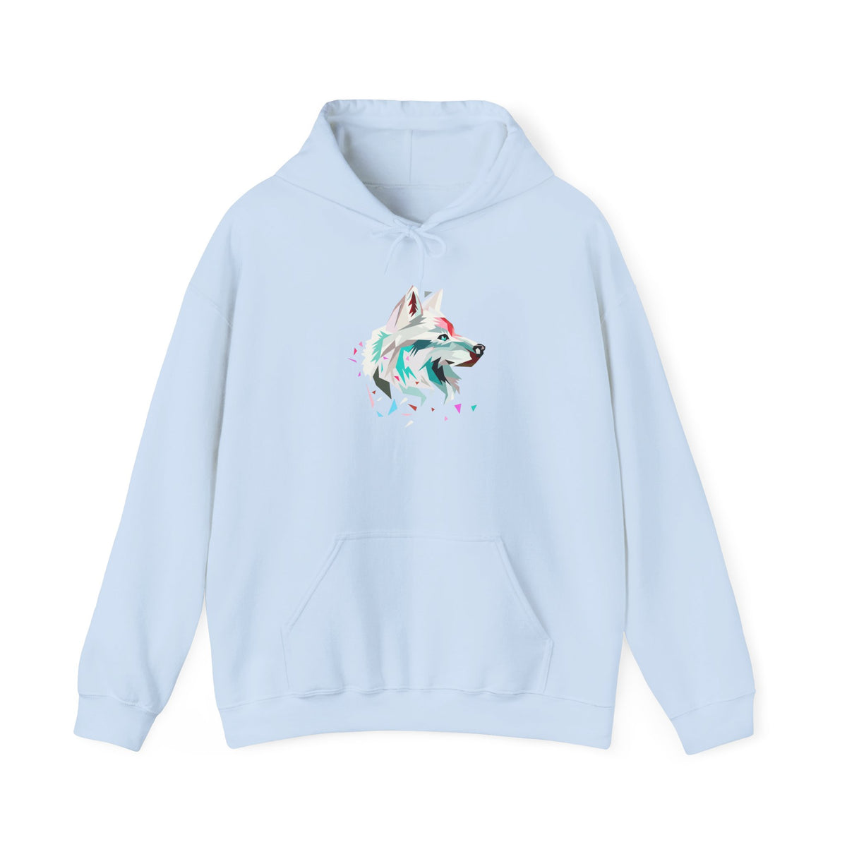Wolf hoodie for Men Women Girl sweatshirt Nature Animal Unisex raglan for Teens Geometric Wolf Illustration Guy Graphic hoodie Gift idea