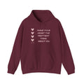 Heart Quote Hoodie, Self Growth Hoodie, Positive Vibes Sweatshirt, Teenage Girl Gifts, Essentials Hoodie, Y2K Hoodie, Back and Sleeve Print