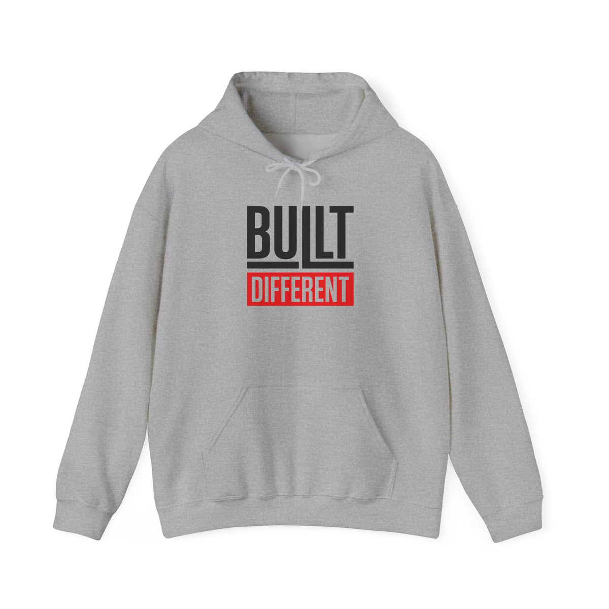 Built Different Hoodie: Motivational Entrepreneur Sweatshirt