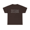 Kindness Empathy Justice Embroidered Shirt: Be Kind Gift, Anti-Hate, Resist Protest Tee