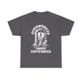 Over Worked Under Caffeinated Tee | Coffee T-shirt | Co Worker Gift | Caffeine | Best Coffee Shirt