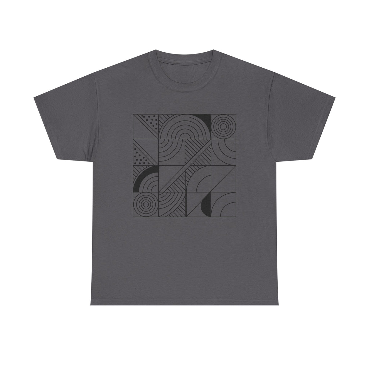 Geometric Abstract Art T-Shirt: Minimalist Graphic Tee