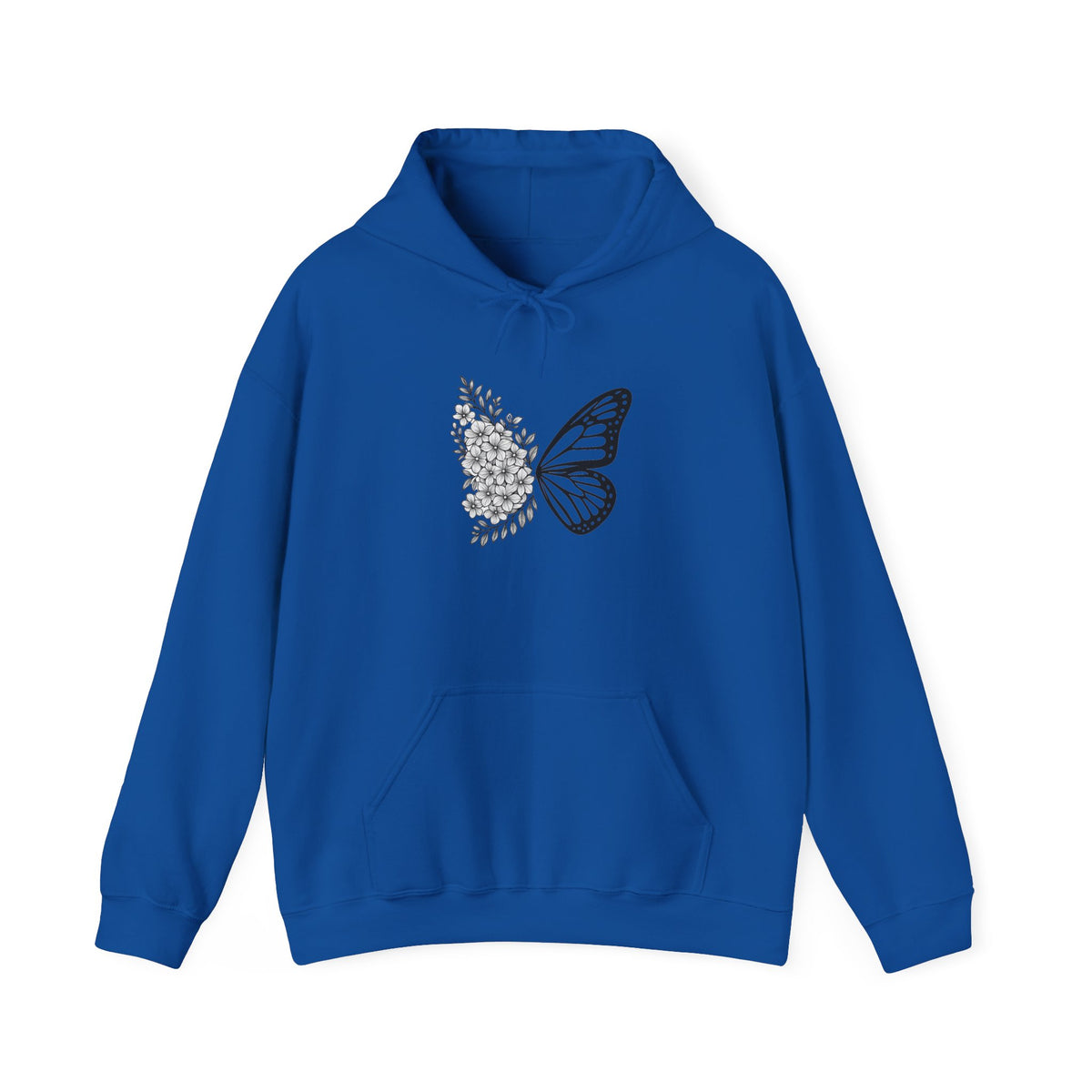 Butterfly Hoodie, Floral Butterfly Shirts, Floral Aesthetic Sweatshirt, Animals Tee, Nature Lovers Gifts, Butterfly Graphic Shirts
