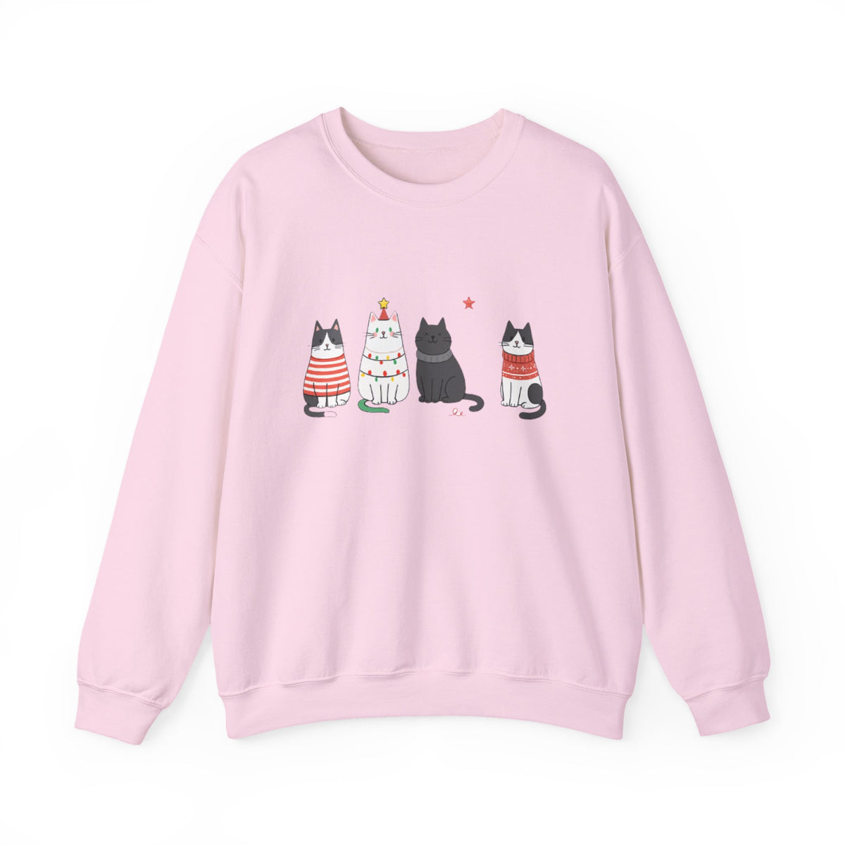 Cute Cat Christmas Sweatshirt, Cat Lover Gift For Christmas, Womens Christmas Sweatshirt, Holiday Sweatshirt, Cat Mommy Shirt, Winter Shirt