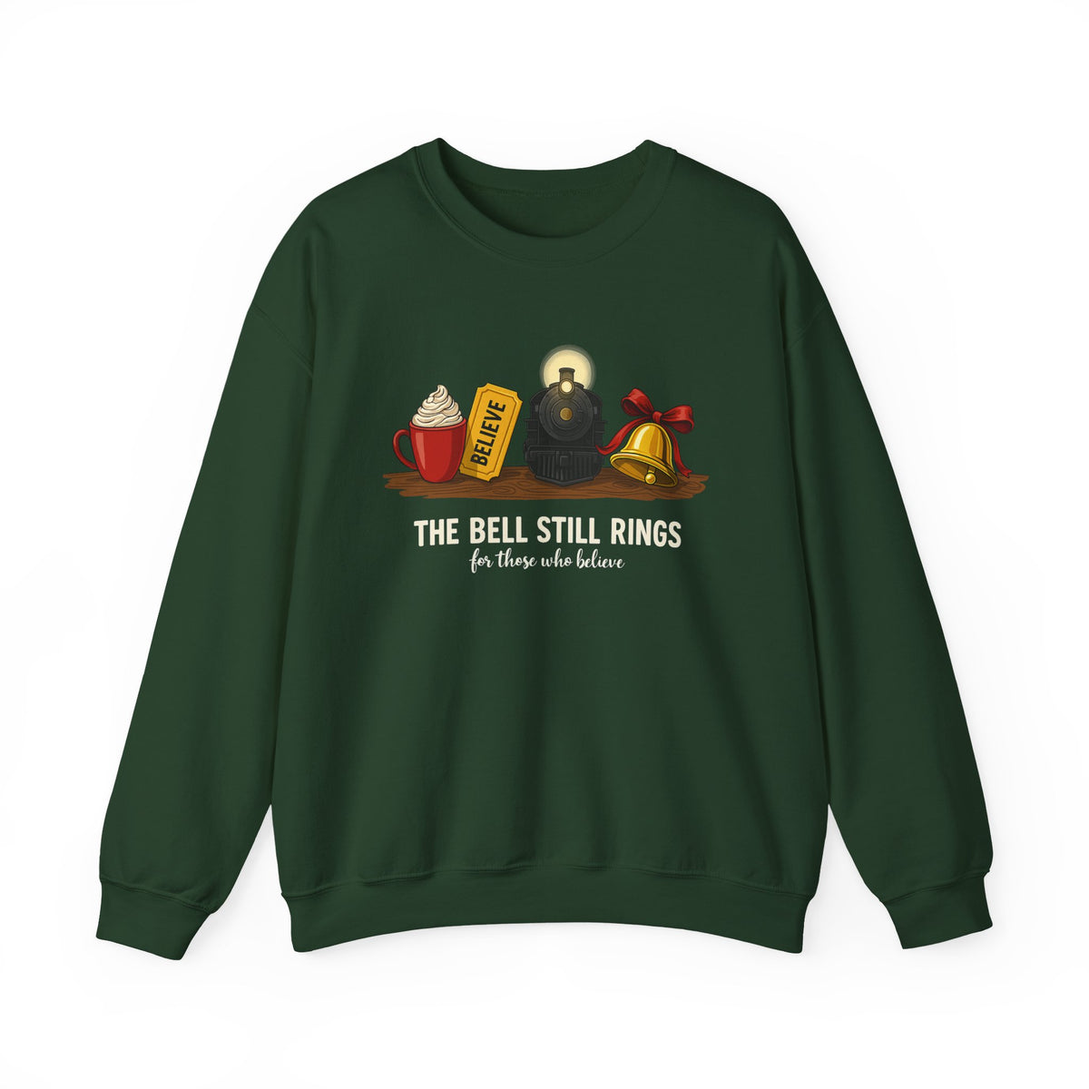 Believe The Polar Express Sweatshirt, The Bell Still Rings For Those Who Still Truly Believe, Christmas Trip Gift For Family, Holiday Hoodie