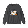 Halloween Dog Sweatshirt, Husky Ghost Dogs sweatshirt, Halloween Sweatshirt, Halloween Sweater, Ghost Sweatshirt,Ghost Dog Shirt,husky shirt