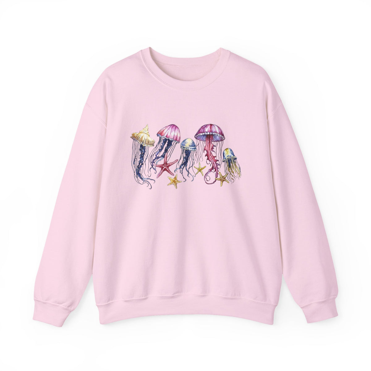 Colorful Jellyfish Sea Animals Sweatshirt, Ocean Sweatshirt, Marine Biologist Sweatshirt, Gift for Her, Birthday Gift