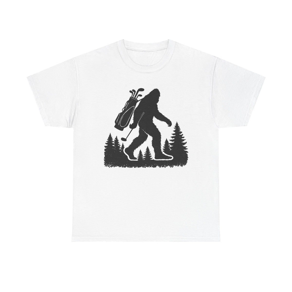 Bigfoot Golf T-shirt  Sasquatch Golfing Shirt Funny Golf Gag Gift for Golfer Men Women Golf Player Golf Lovers Husband Dad