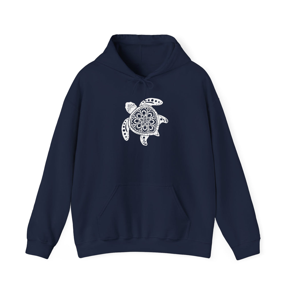 Zen Sea Turtle Mandala Hoodie, Turtle Mandala Sweatshirt, Sea Turtle Tee, Beach Shirt, Back Design Shirt, Ocean Lover Shirt, Save the Planet