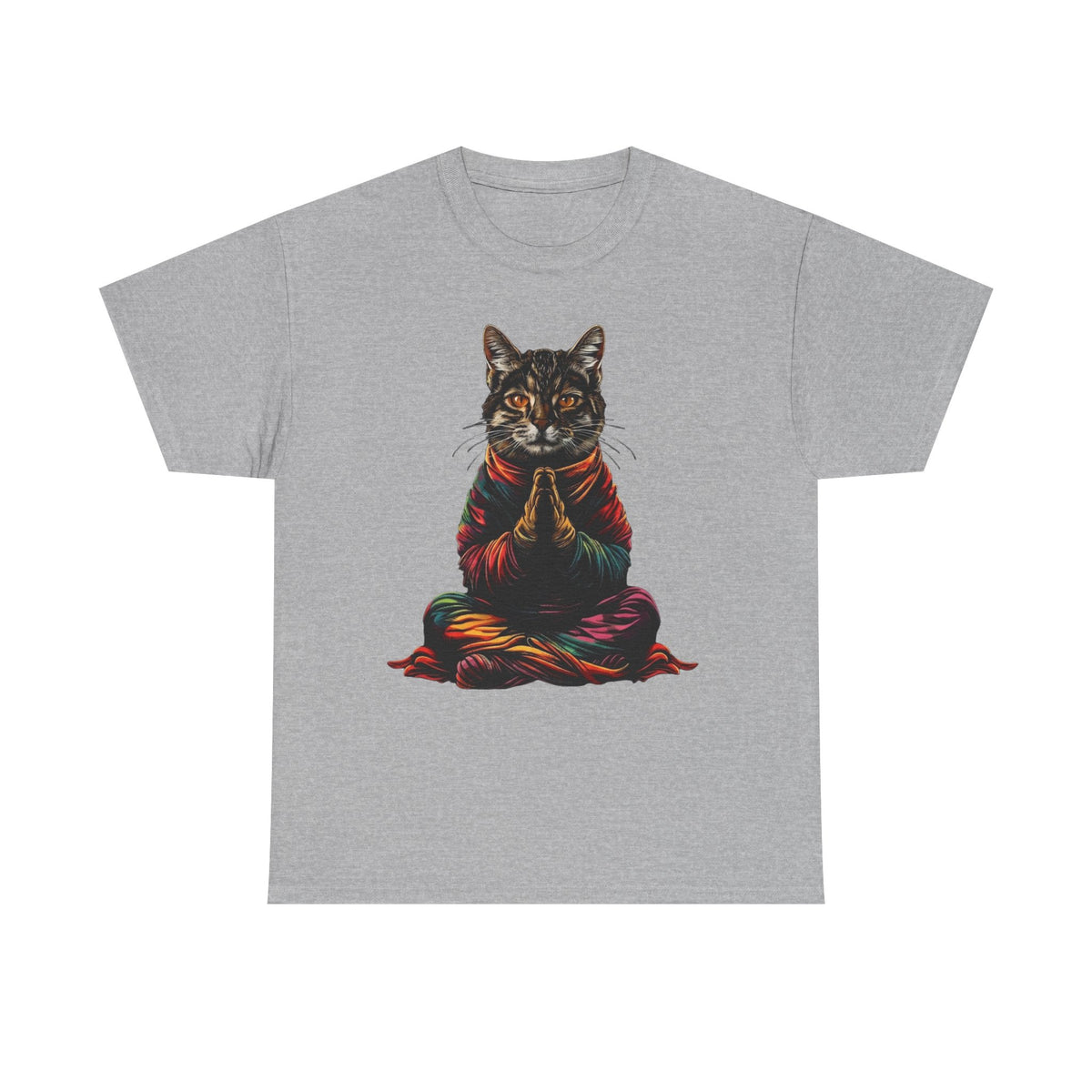 Meditating Cat T-Shirt, Spiritual Cat, Zen Cat Shirt, Yoga Cat Tee, Funny Cat Lover Gift, Relaxed Cat, Namaste Cat, Cute Cat Shirt