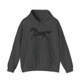 Glitter Horse Hoodie, Horse Lover Gift, Horse Lover Sweatshirt, Heart Hoodie, Equestrian Hoodie, Gift For Horse Lover, Gift For Her