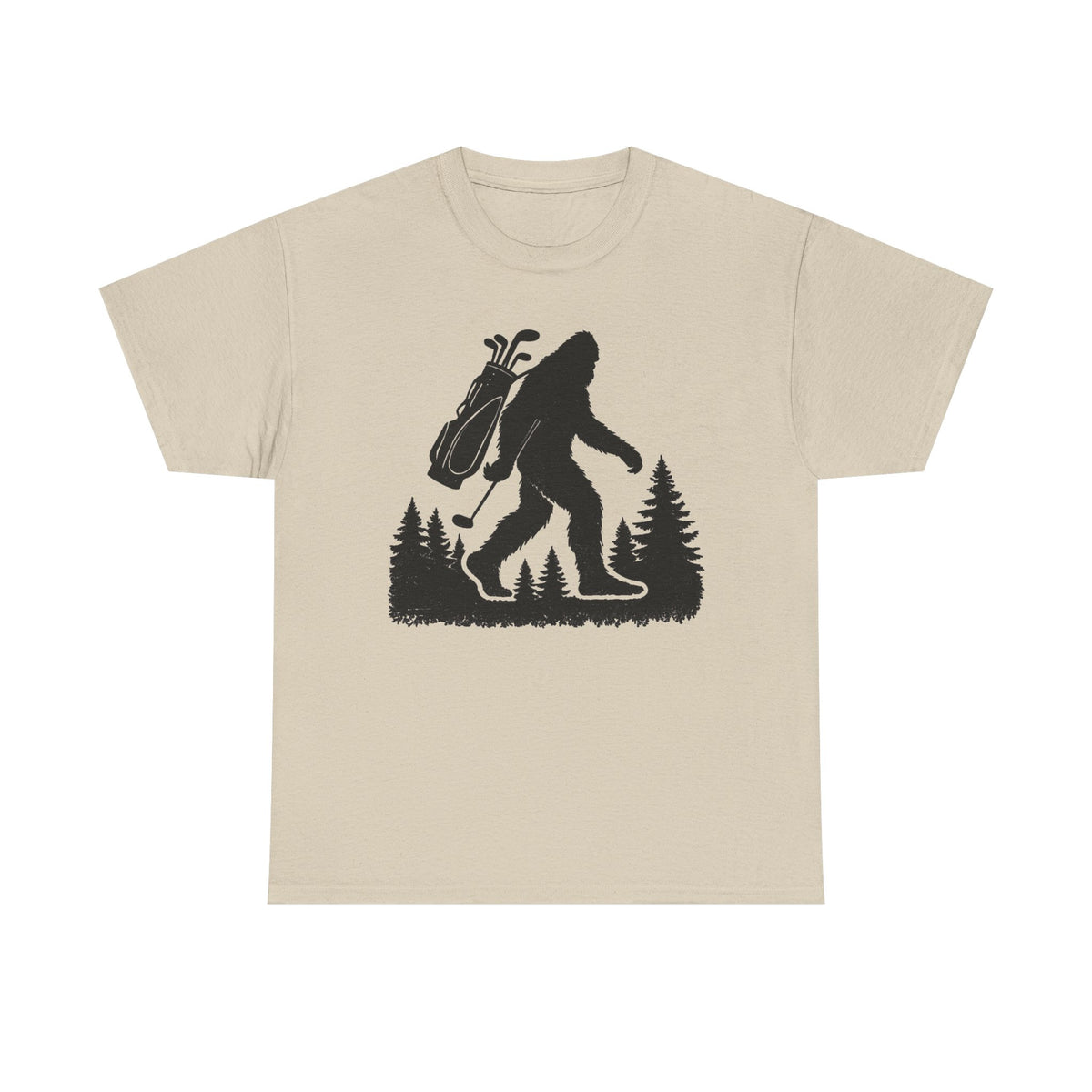 Bigfoot Golf T-shirt  Sasquatch Golfing Shirt Funny Golf Gag Gift for Golfer Men Women Golf Player Golf Lovers Husband Dad