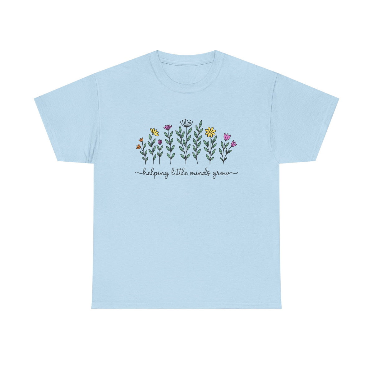Teacher Shirt, Helping Little Minds Grow Shirt, Teacher Sweatshirt, Cute Shirt for Teachers, Teacher Gifts, Teacher Flower Shirt,Teacher Tee