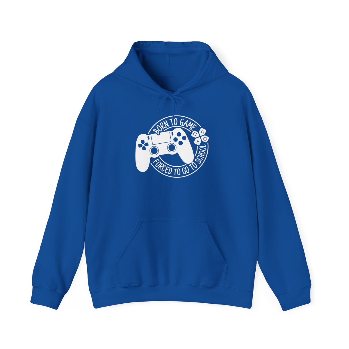 Funny Gamer Hoodie, Born to Game, School Sweatshirt
