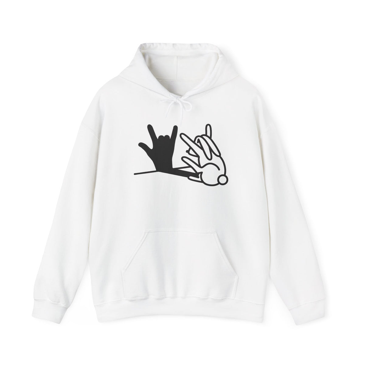Rabbit hoodie for Men Women Funny Unisex Cute Trendy Rock Grunge Animal Humor Graphic Design hoodie sweatshirt with hood Gift for Easter