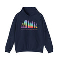 Wild Hoodie - Not All Who Wander Are Lost - Forest Rainbow Hooded Sweatshirt - Adventure Nature Outdoor Explorer Hiking Camping Lover Gift