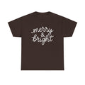 Merry and Bright Shirt, Matching Family Christmas Shirts, Christmas Tee, Holiday Shirt, Women's Christmas