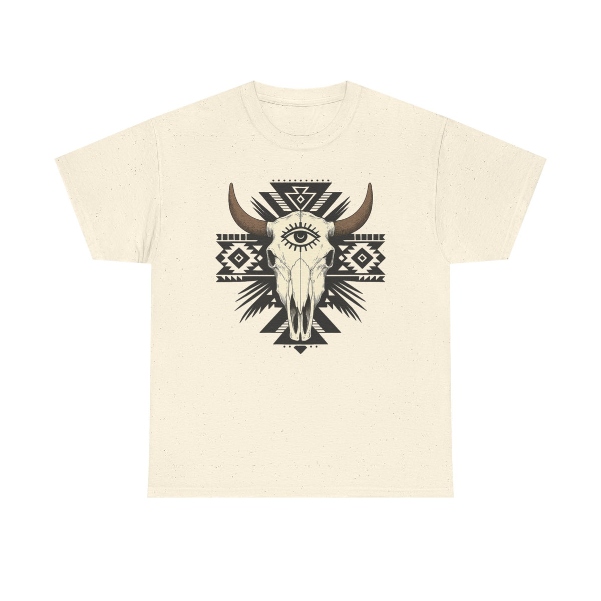 Cow Skull Shirt, Western Aztec Bull Skull Shirt, Rodeo T-shirt,Country Shirt, Boho Cow Skull, Western Gift, Cowgirl Shirt,Southern Tee,Rodeo