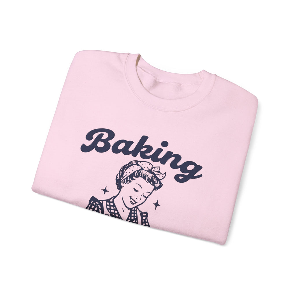 Baking Because Murder Is Wrong Sweatshirt, Funny Baking Tshirt, Baking Shirt, Gift for Bakers, Baker Gift, Baking Tee, Baking Gift for Mom