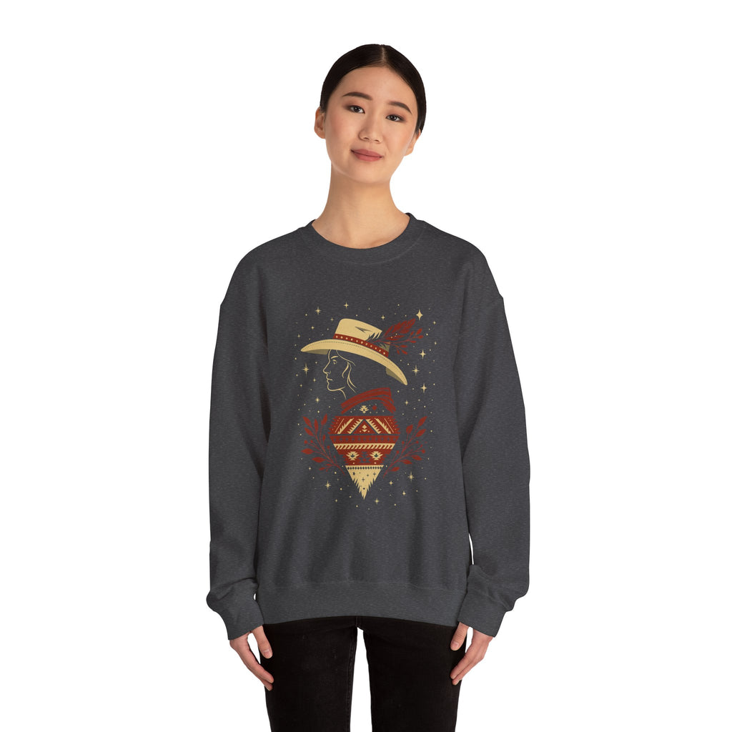 Western Christmas sweatshirt, Cowgirl, Cowboy, Western graphic, Howdy, Southern Christmas, Xmas, Vintage, Rustic, Rodeo, Country