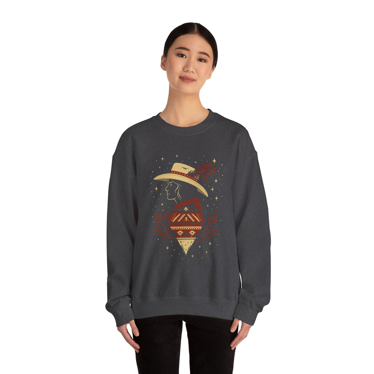 Western Christmas sweatshirt, Cowgirl, Cowboy, Western graphic, Howdy, Southern Christmas, Xmas, Vintage, Rustic, Rodeo, Country