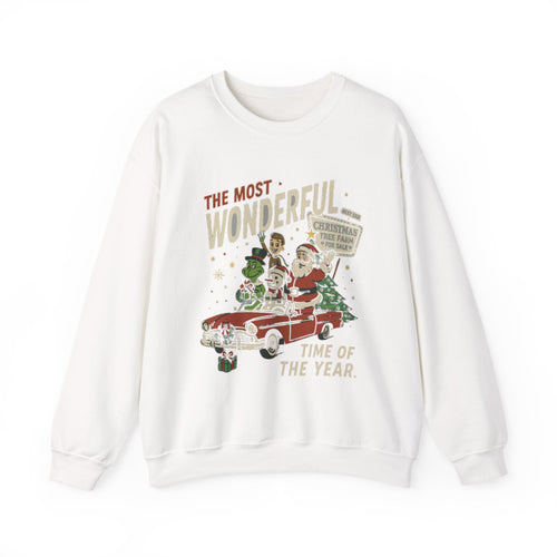 90s Vintage Christmas Sweatshirt ; Retro Santa Crewneck, Xmas Vacay shirt, 90s Christmas Movie Pullover - Grnch - Santa - Elf - The Snowman