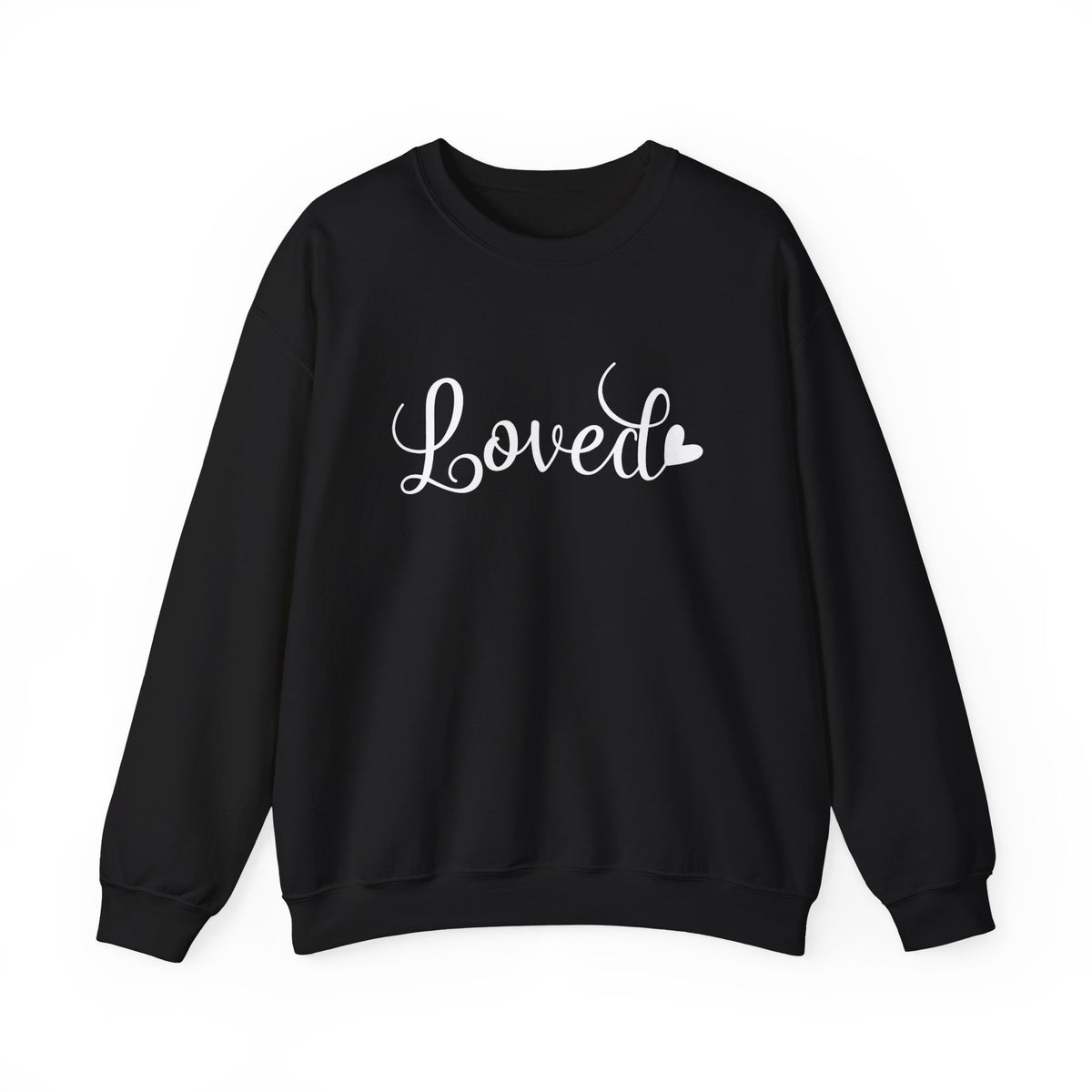 Loved Sweatshirt, Valentines Day Gift, Love Gift, Aesthetic Sweatshirt, Women Sweatshirt, Valentine Sweatshirt, Heart Sweatshirt