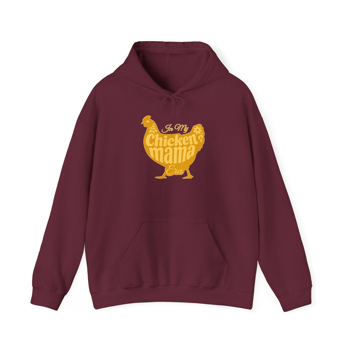 In My Chicken Mom Era Funny Chicken Hoodie, Gift for Chicken Lovers, Farmer Crazy Chicken Lady Sweater, Country Girl Funny Tshirt