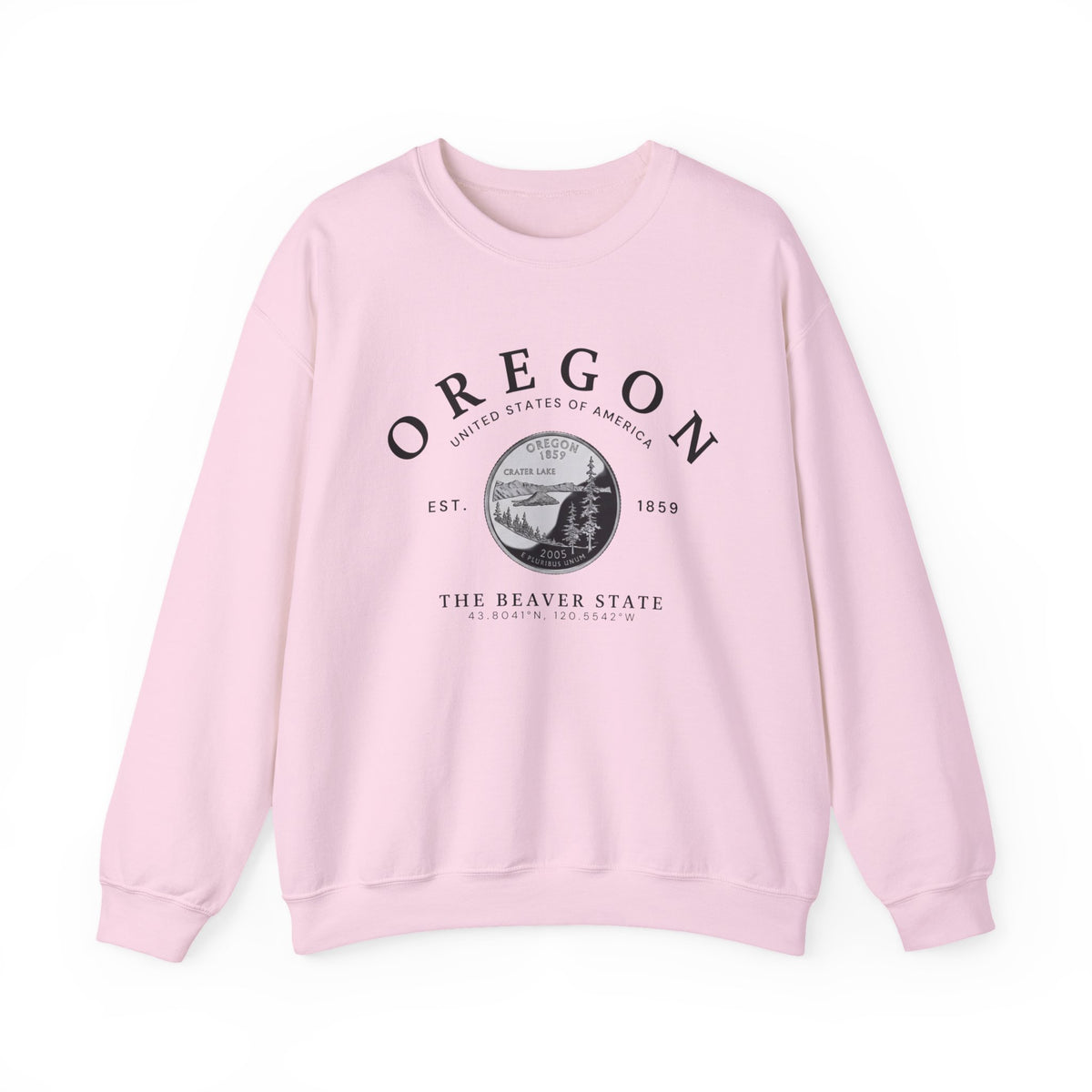 Oregon Shirt, Oregon Gift, Oregon Sweatshirt, The Beaver State, Soft and Comfortable Sweatshirt, Oregon Quarter, Oregon State