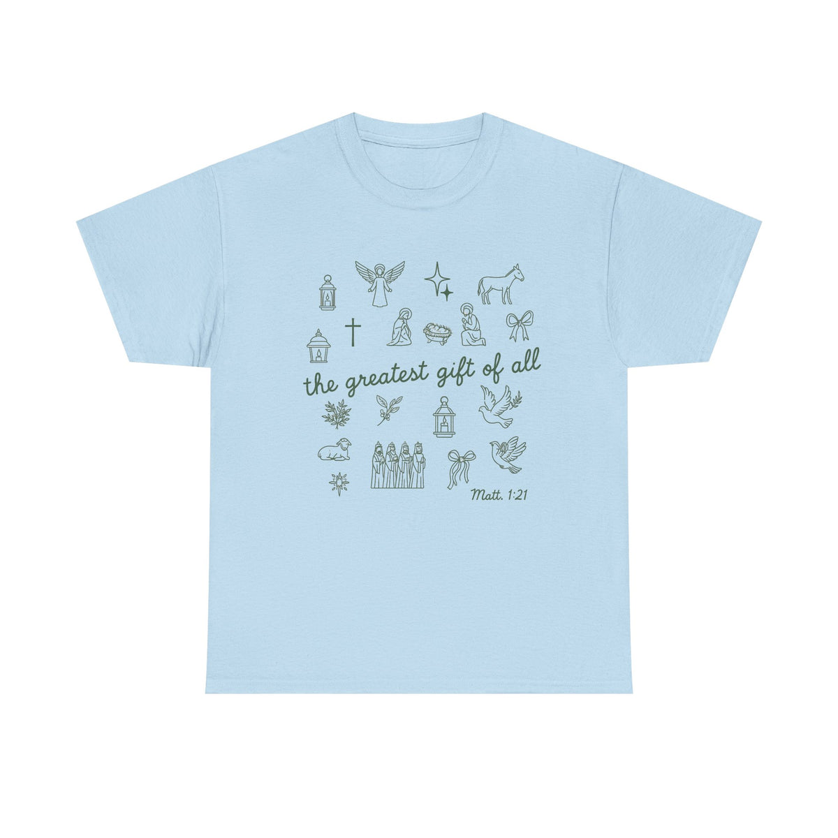 Christian Shirt, Religious Christmas Shirt, Bible Verse Shirt, Holiday Christian
