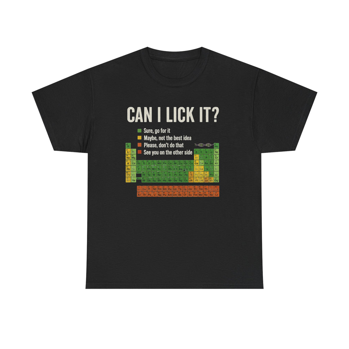 Can I Lick It Shirt, Periodic Table Shirt, Funny Chemistry Shirt, Elements Table Funny Shirt, Science Shirt, Scientist Gift